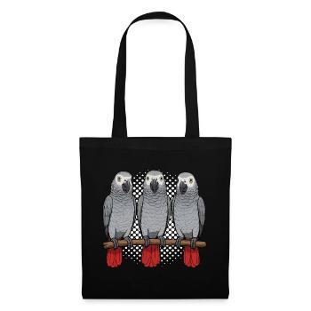 African grey parrot parrot owner parrot keeper - Tote Bag - black - Front