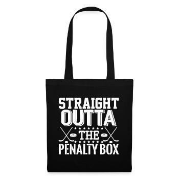 Straight Outta The Penalty Box - Tote Bag - black - Front