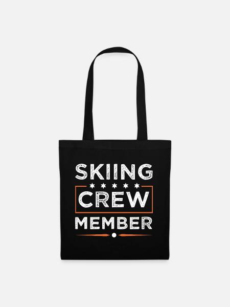 Skiing Crew - Stoffbeutel - Schwarz