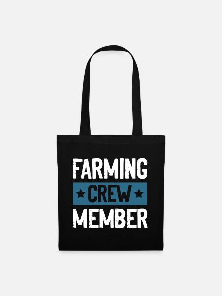 Farming Crew - Stoffbeutel - Schwarz