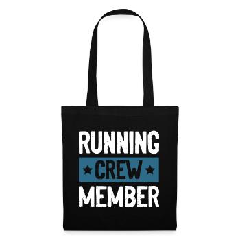 Équipe de Course - Sac en tissu - noir - Devant