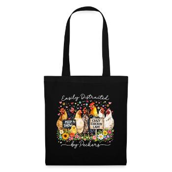 Humor Hens Passion Farm Breeding Gift - Tote Bag - black - Front