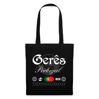 Gerês Portugal Streetwear Reise Souvenir - Stoffbeutel - Schwarz - Vorne