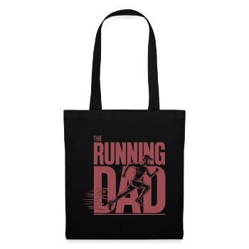 Laufender Papa Le Papa Coureur Chemise - Sac en tissu - noir - Devant