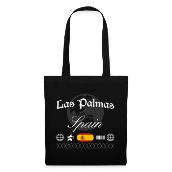 Las Palmas Spanien Streetwear Reise Souvenir - Stoffbeutel - Schwarz - Vorne