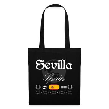 Seville Spain Streetwear Travel Souvenir - Tote Bag - black - Front