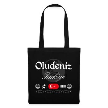 Ölüdeniz Türkei Streetwear Reise Geschenk - Stoffbeutel - Schwarz - Vorne