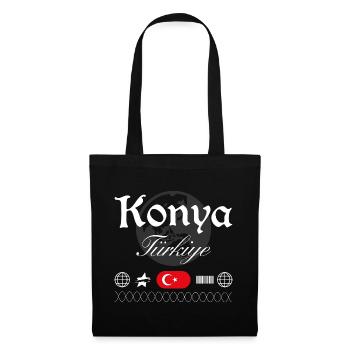 Souvenir de voyage pour la Streetwear de Konya Turkey - Sac en tissu - noir - Devant