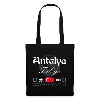 Antalya Turkey Streetwear Travel Souvenir - Tote Bag - black - Front