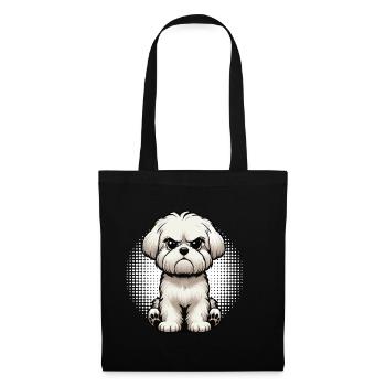 Malteser Propriétaire Maltese Lovers - Sac en tissu - noir - Devant