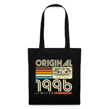 Original 1996 Vintage Vintage Retro Birthday - Tote Bag - black - Front