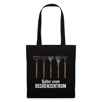 Rechenzentrum IT EDV Nerd Computer Shirt Geschenk - Stoffbeutel - Schwarz - Vorne