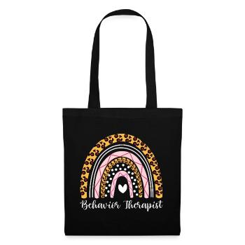 Thérapeute comportemental Bohème, Rainbow Behavior Tech - Sac en tissu - noir - Devant