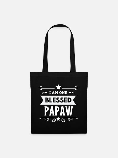 Ich bin ein Opa – Stolzes Opa-Geschenk - Stoffbeutel - Schwarz