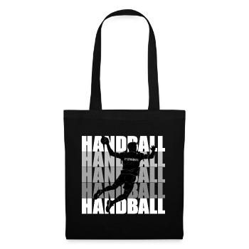 Handball - Stoffbeutel - Schwarz - Vorne