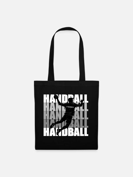 Handball - Stoffbeutel - Schwarz