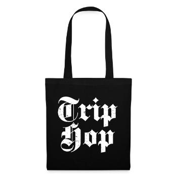Gotische Trip-Hop-Typografie - Stoffbeutel - Schwarz - Vorne