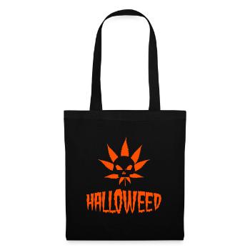 Halloweed - Halloween Cannabis Marijuana THC CBD - Tote Bag - black - Front