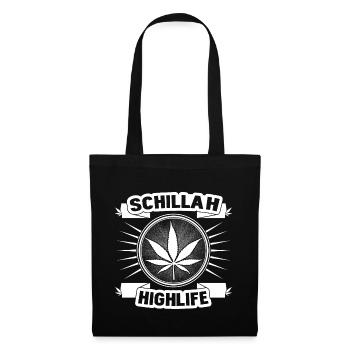 Schillah - Highlife White 01 - Tote Bag - black - Front