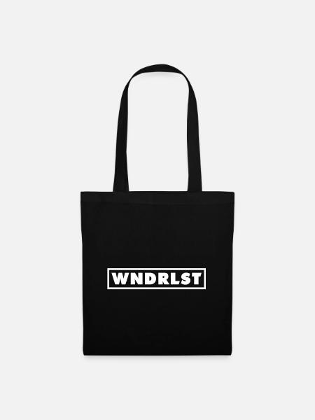 WANDERLUST - Stoffbeutel - Schwarz