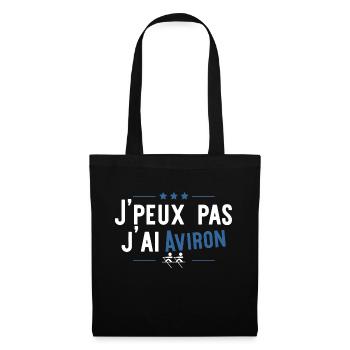 J'ai aviron cadeau - Sac en tissu - noir - Devant