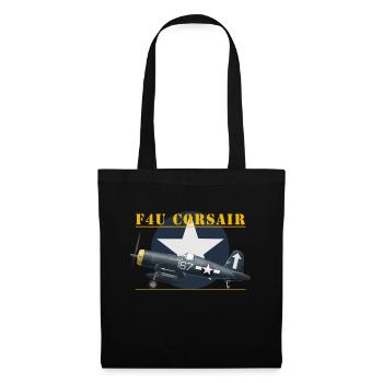 F4U Hedrick shirt design - Sac en tissu - noir - Devant