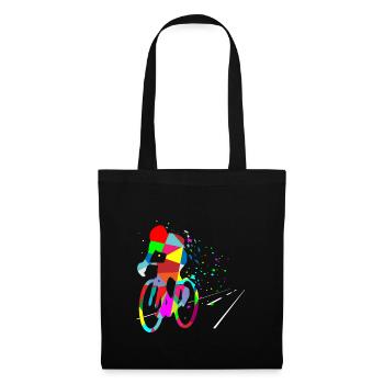 Cycling Forever - Bicycle Cycling Chain Cycling Bike - Tote Bag - black - Front