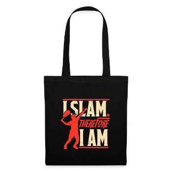 Je claque donc je suis - Tennis Serve Sport - Sac en tissu - noir - Devant