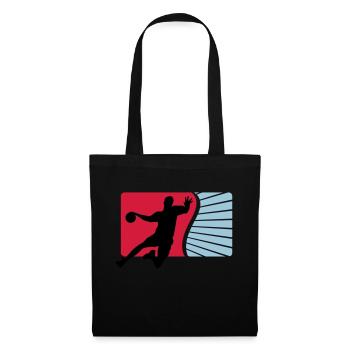handball - Sac en tissu - noir - Devant