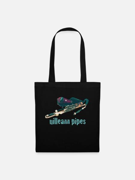 uilleann pipes - Stoffbeutel - Schwarz