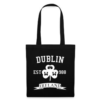 DUBLIN IRLAND - Stoffbeutel - Schwarz - Vorne