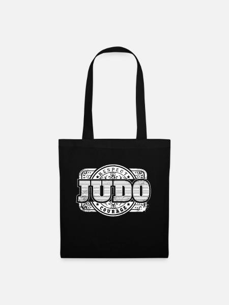Judo Label - Stoffbeutel - Schwarz