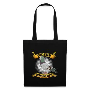 Cadeau drôle d'amateur pigeon pigeon pigeon - Sac en tissu - noir - Devant