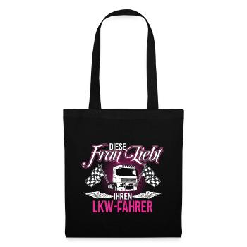 Chemises de chauffeur de camion / chauffeur de camion femme / chauffeur de camion - Sac en tissu - noir - Devant