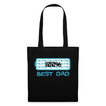Fête des pères Fête des pères Fête des pères Fête des pères - Sac en tissu - noir - Devant