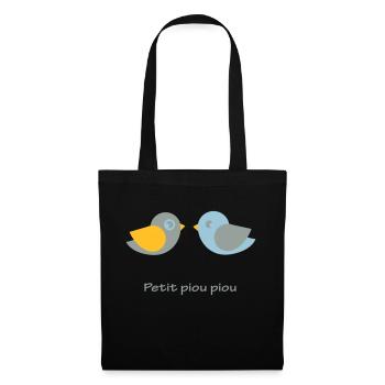 petit piou piou bébé - Tote Bag - black - Front