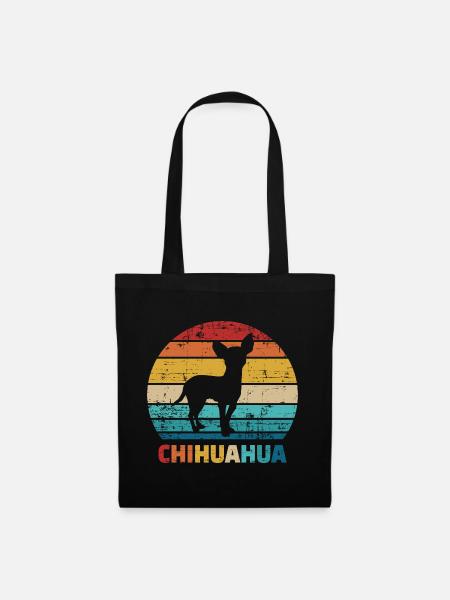 Chihuahua - Stoffbeutel - Schwarz
