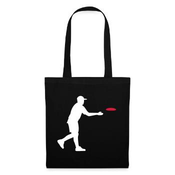Discgolf - Stoffbeutel - Schwarz - Vorne