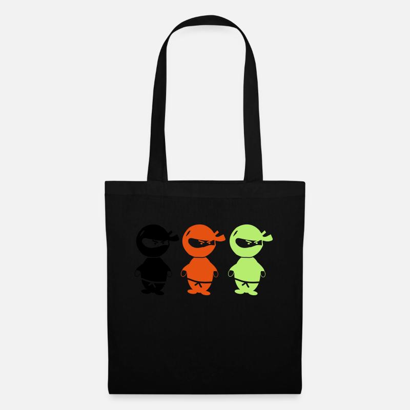 ninjas_002 - Sac en tissu - noir