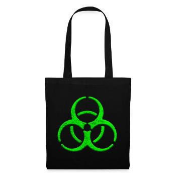 biohazard gruen - Stoffbeutel - Schwarz - Vorne