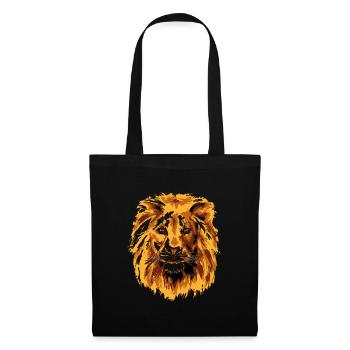 Lion - Stoffbeutel - Schwarz - Vorne