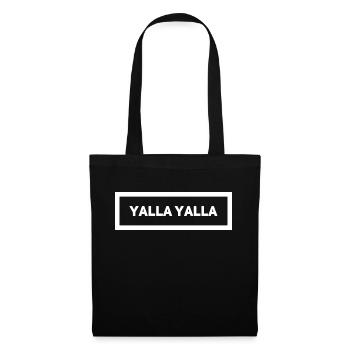 YALLA YALLA - Stoffbeutel - Schwarz - Vorne