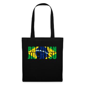 Drapeau brésilien de Jiu-Jitsu 3 BJJ - Sac en tissu - noir - Devant