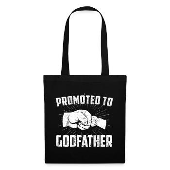 Promoted To Godfather - Tote Bag - black - Front