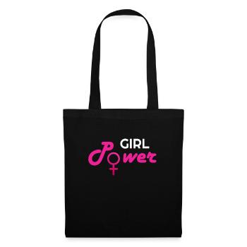 girl power, girl, girl power Hoodies, girls power - Tote Bag - black - Front