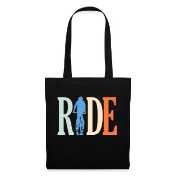 Cyclist Ride - Cyclist Gift - Tote Bag - black - Front