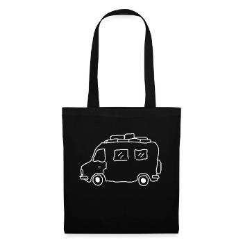 motorhome globetrotter - Tote Bag - black - Front
