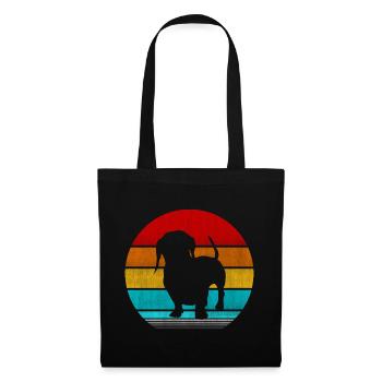 dachshund - Tote Bag - black - Front