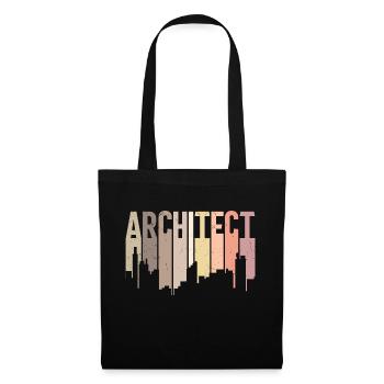 Architecte - Sac en tissu - noir - Devant