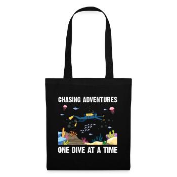 Diving Adventure Divers Sea Ocean - Tote Bag - black - Front